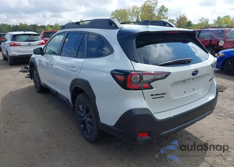 2025 Subaru Outback Onyx Edition z USA, uszkodzony, nr VIN 4S4BTALC9S3142615